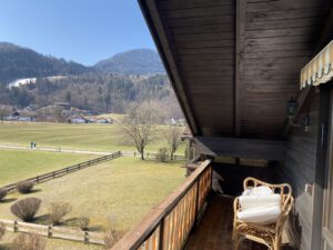 Ferienwohnung Panoramablick Balkon mit Aussicht