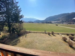 Ferienwohnung Panoramablick Balkon Kaiser